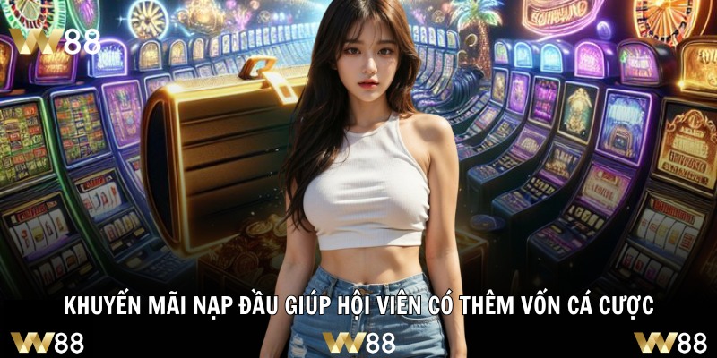 Khuyến mãi nạp đầu giúp hội viên có thêm vốn cá cược