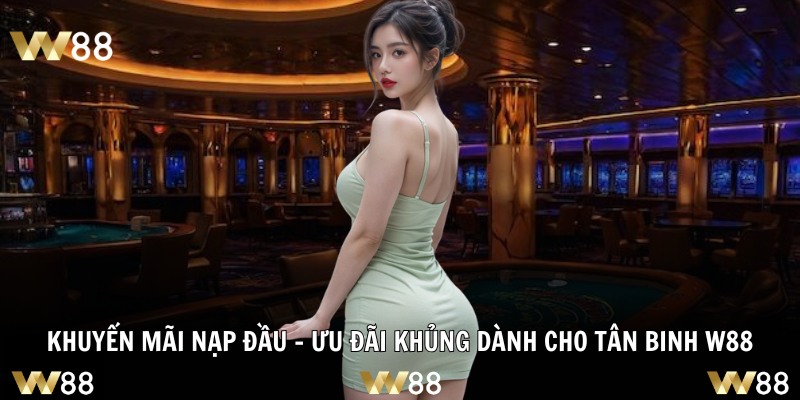 Khuyến Mãi Nạp Đầu - Ưu Đãi Khủng Dành Cho Tân Binh W88
