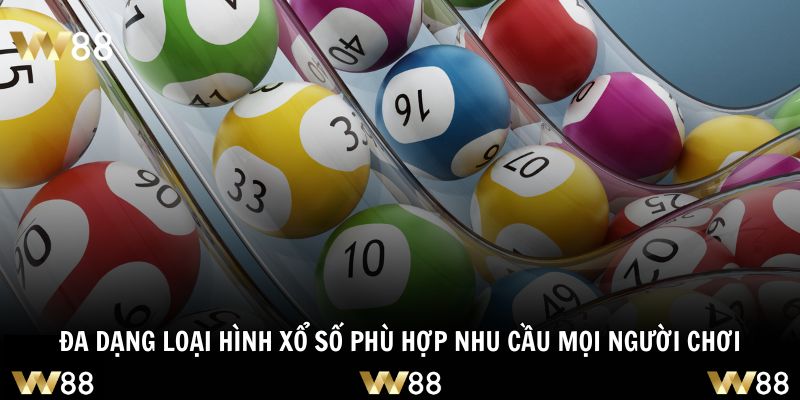 Mọi loại hình đều được tìm thấy tại chuyên mục xổ số