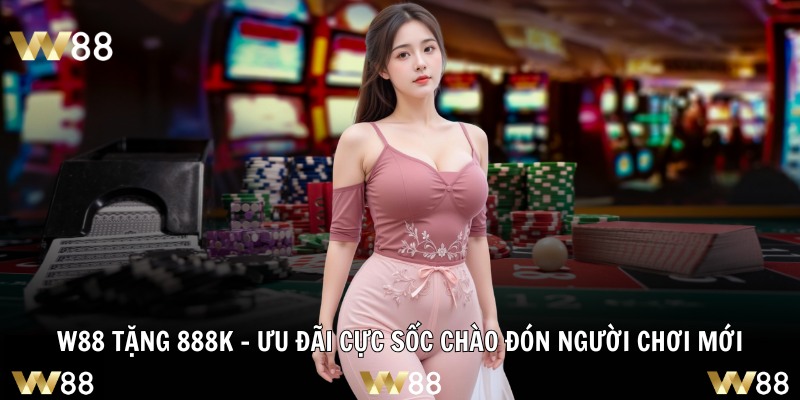 W88 Tặng 888K – Ưu Đãi Cực Sốc Chào Đón Người Chơi Mới